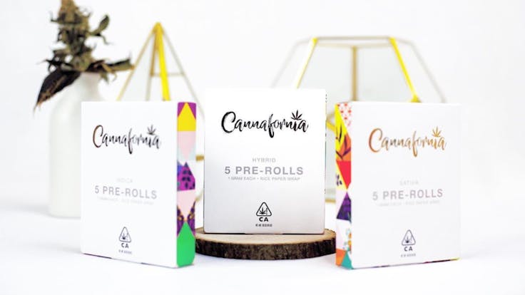 Cannafornia Pre-Rolls - 5 Pack