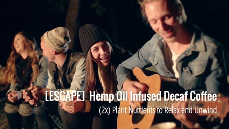 ESCAPE - 60mg CBD Infusion to Relax & Unwind (Decaf)