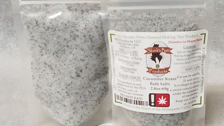 Cucumber Kraze Soaking Salts - From the volcanic northwest to your tub; pain rub in a soaking salt!