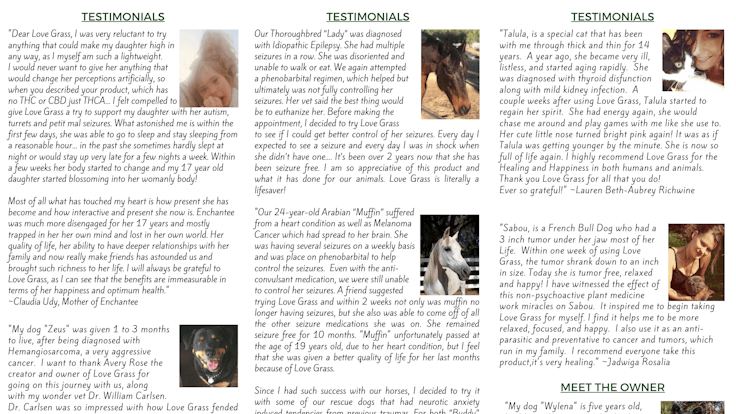 Some of our testimonials