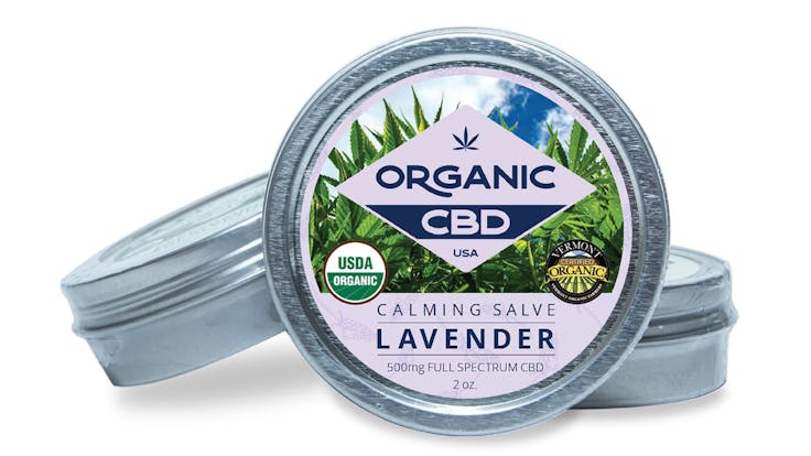 CBD Lavender Salve that provides calming effects " Certified Organic "