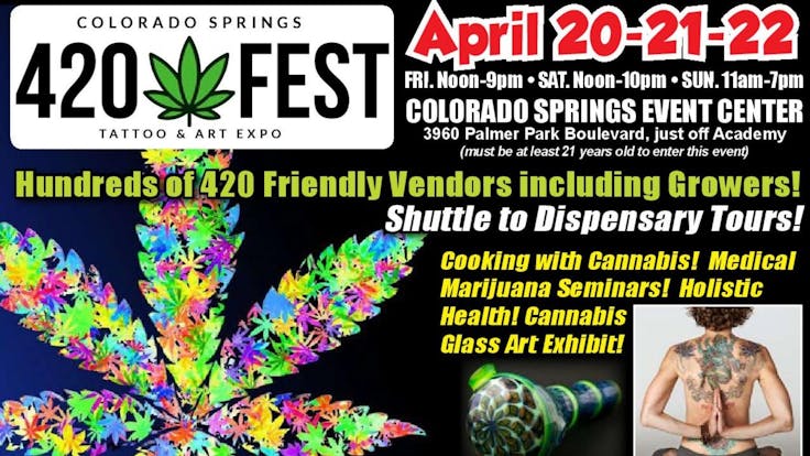 Hundreds of 420 vendors, bud runs, dispensary tours! Join us!