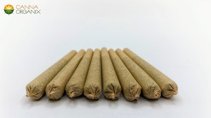All flower Pre Rolls with Non bleached Hemp sleeves