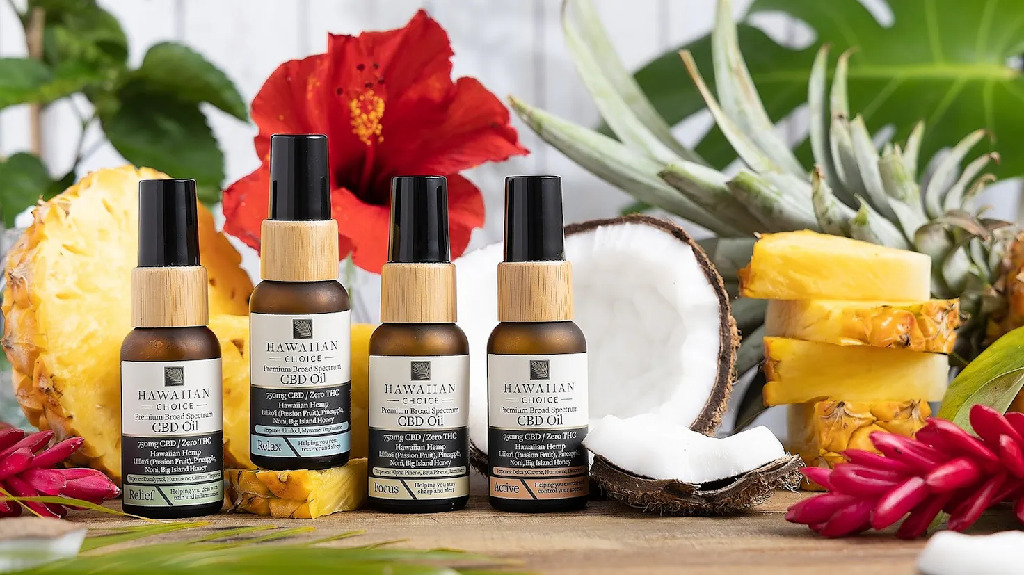 Hawaiian Choice: Hawaiian CBD with organic terpenes and island 