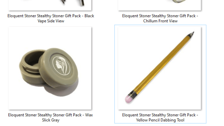 Eloquent Stoner Stealthy Stoner Gift Pack - Slick, Dab Tool, Chillum, and Stealthy Vape