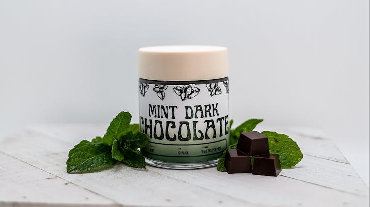 Our Mint Dark Chocolates are the perfect treat, high-quality chocolate with a hint of mint!