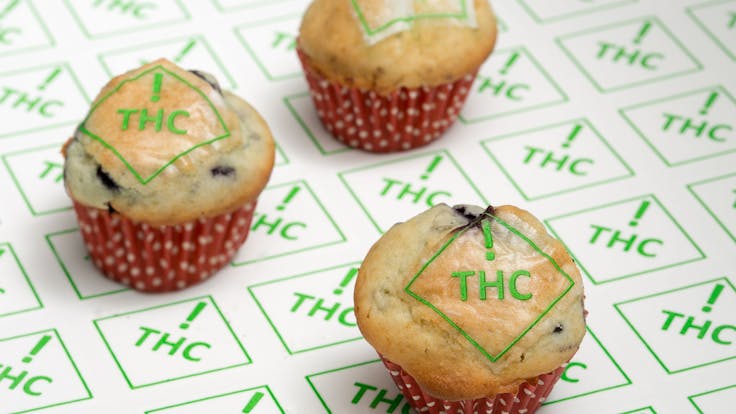 Muffins using Colorado's Universal Symbol.