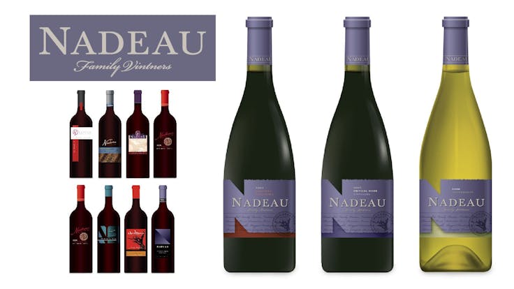 NADEAU FAMILY VINTNERS - Logo Design, Label Design