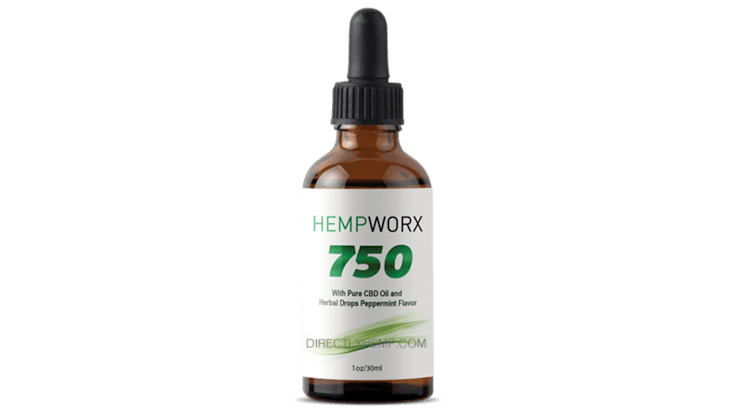 HempWorx - Full Spectrum Hemp CBD 750mg (Mint, Cinnimon,Original) | 30ml bottle