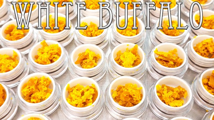 Our White Buffalo wax, shatter, and crumble is made using high quality, locally grown cannabis