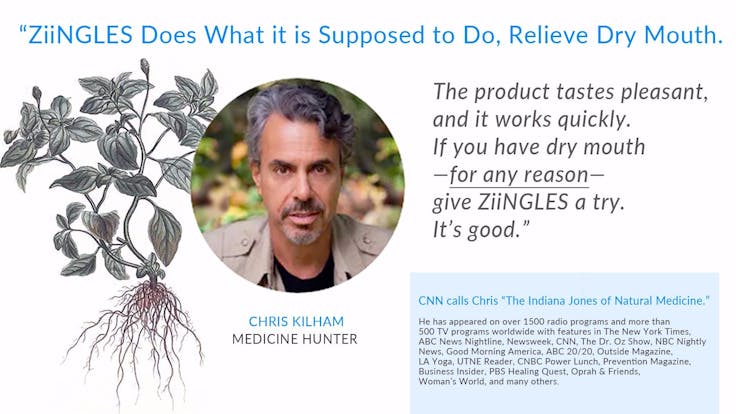Chris Kilham, Medicine Hunter On The Effectiveness of ZiiNGLES