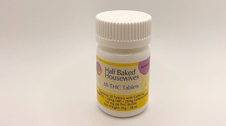 Revivify Delta 8 tablets with caffeine, zinc and horsetail.
Childproof, discreet.