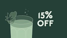 Weekend 15% off Edible Drinks Topicals & Tincture image