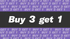 Buy 3 8ths get one free image