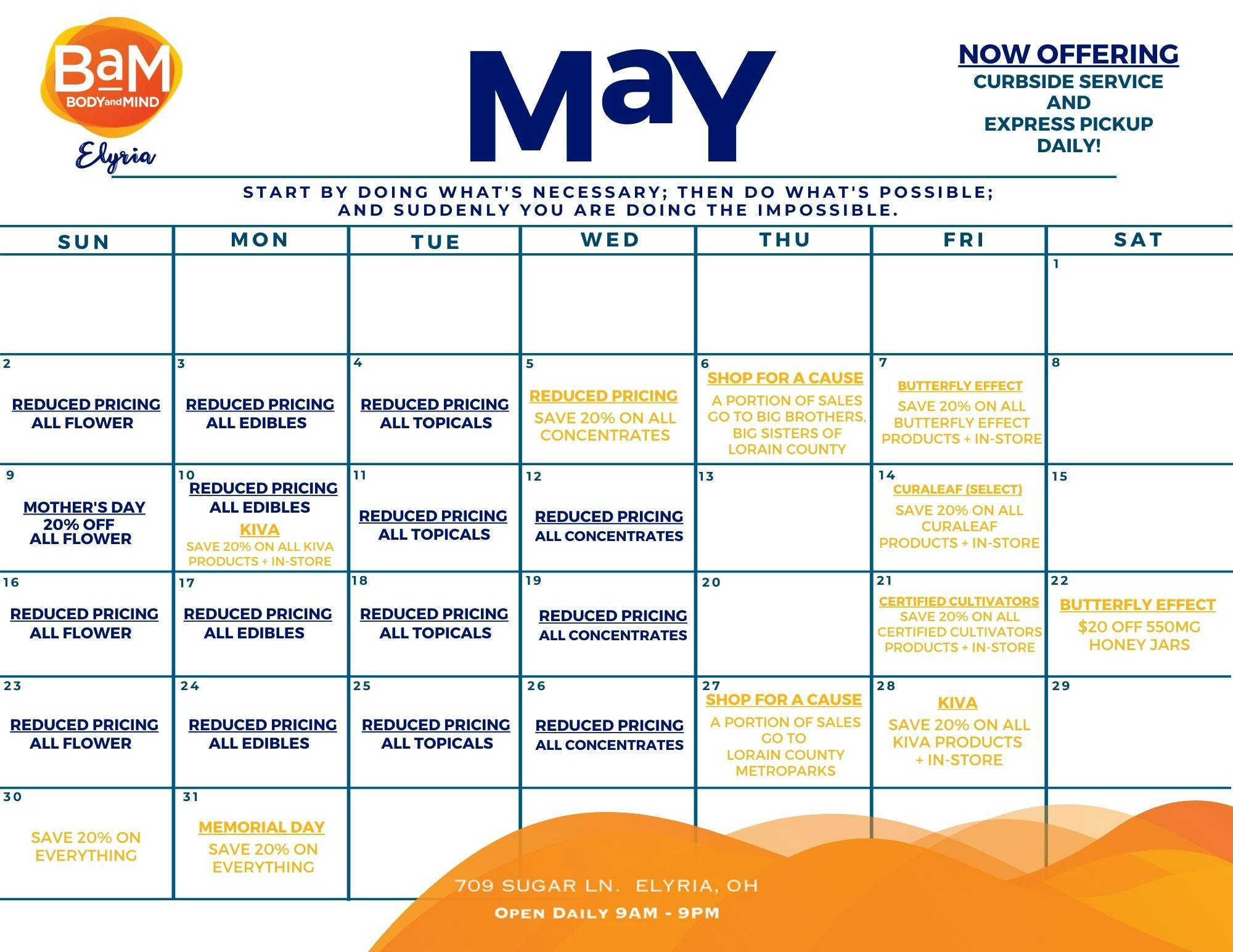 BaM Body and Mind Dispensary Cleveland Elyria, OH Dispensary Leafly