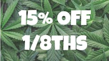 MONDAY | ALL EIGHTH'S (1/8THS) 15% OFF image