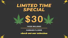 Limited Time - Prices include all taxes - $30 image
