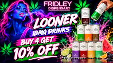 Looner THC Drinks buy 4 get 10% off image