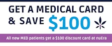 New MED patient $100 discount image