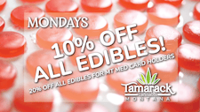 10% OFF Edibles, 20% OFF Edibles for Med image