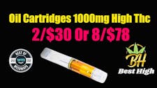 8/$78 Craft Oil Cartridges 1000mg image