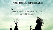 Pre-Roll Special-buy 5 regular pre-rolls- 20% off image