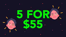 5-for-$55 Encore 100mg Gummies image