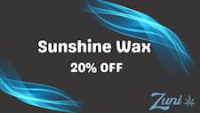 SUNSHINE 20% OFF EVERY WEDNESDAY! image