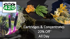 20% off Carts and Concentrates image