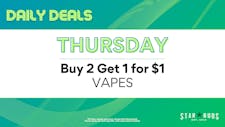 Daily Deal Thursday Buy 2, Get 1 for $1 Vapes image