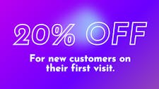 20% Off for New Customers image