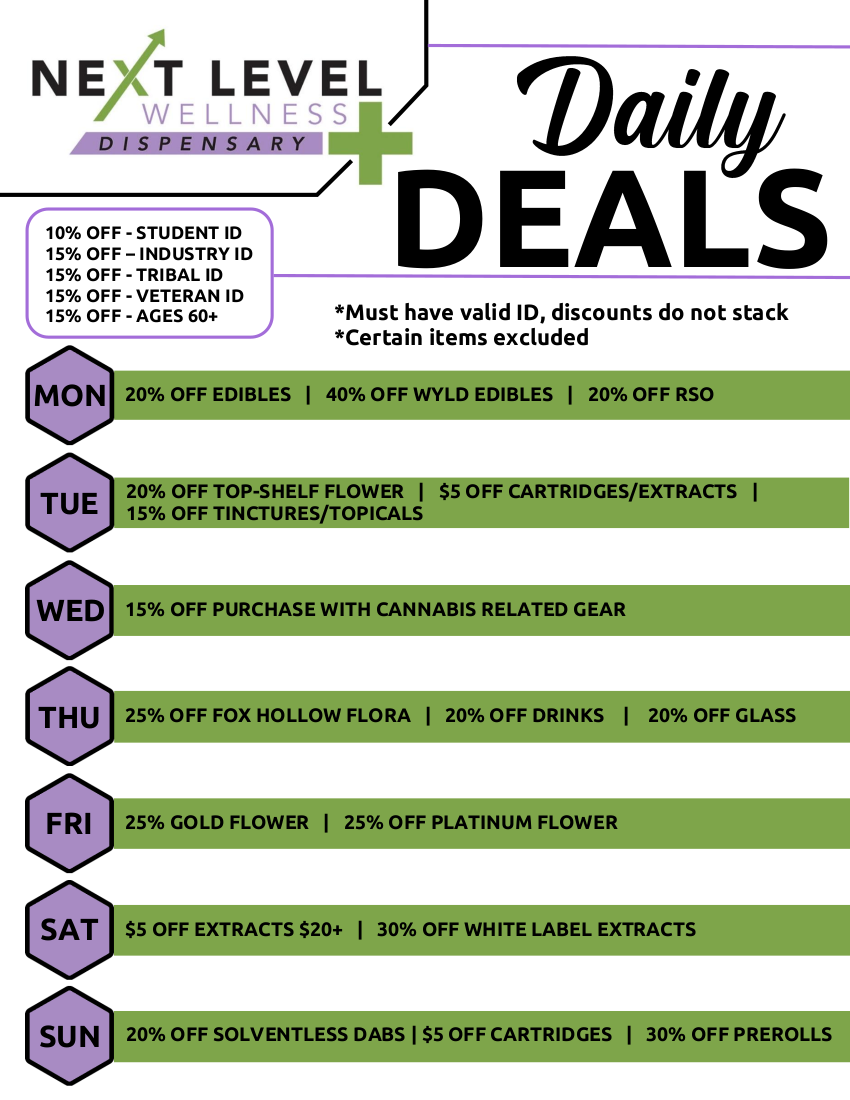 Next Level Wellness Eugene, OR Dispensary Leafly