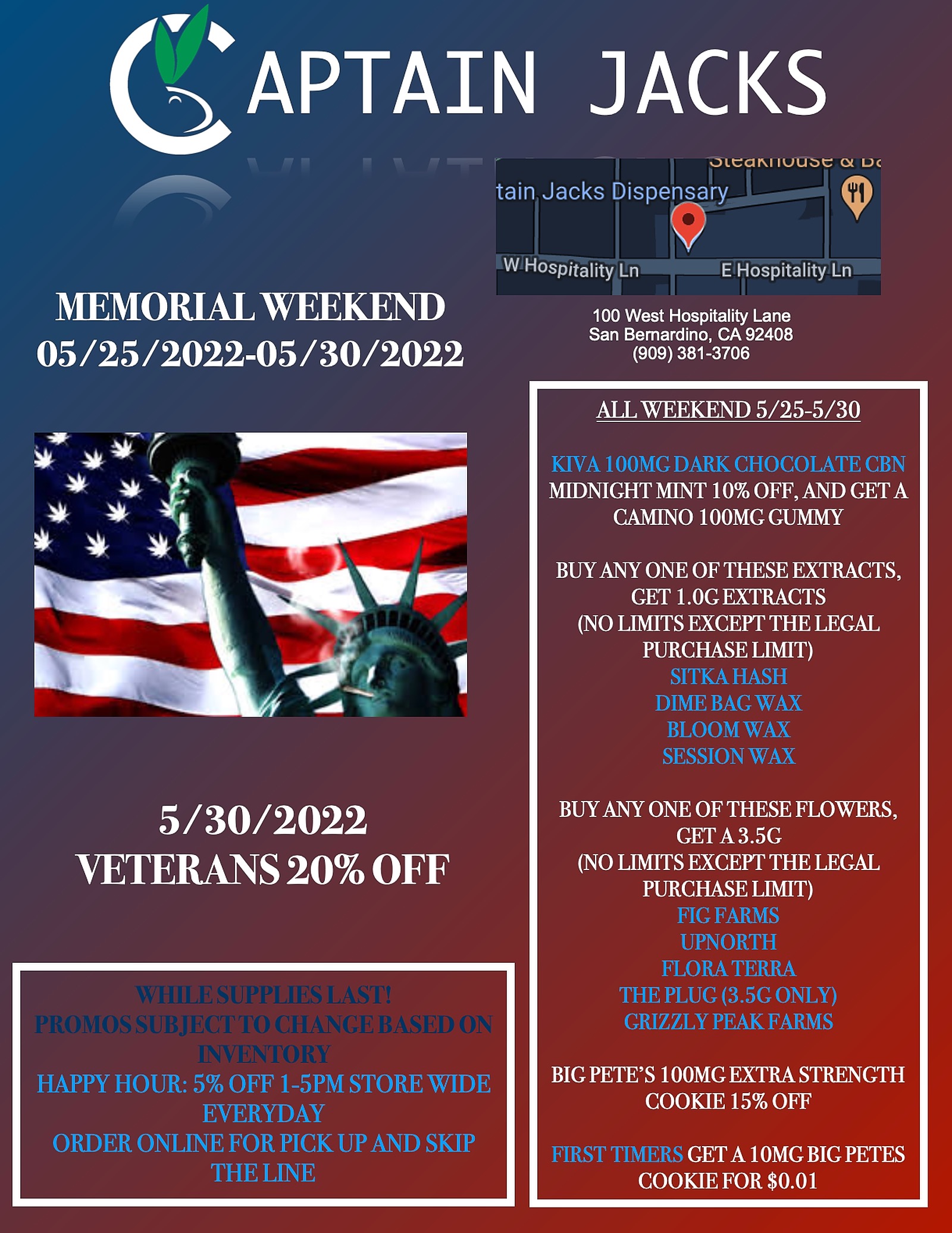 Captain Jack's San Bernardino, CA Dispensary Leafly