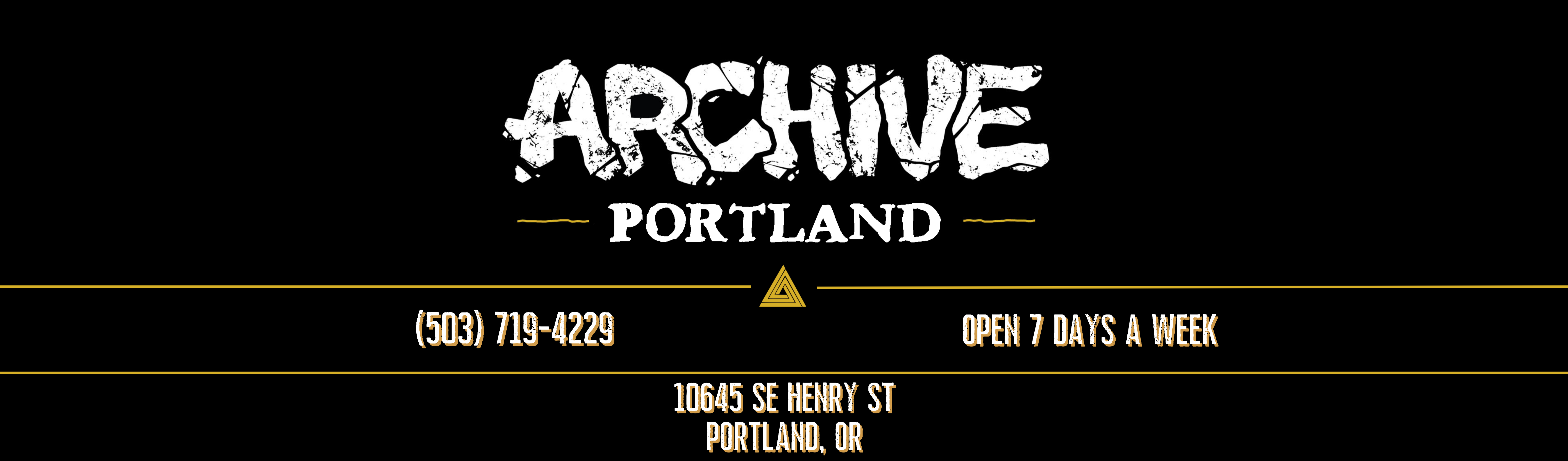 Archive Portland (Rec & Med)