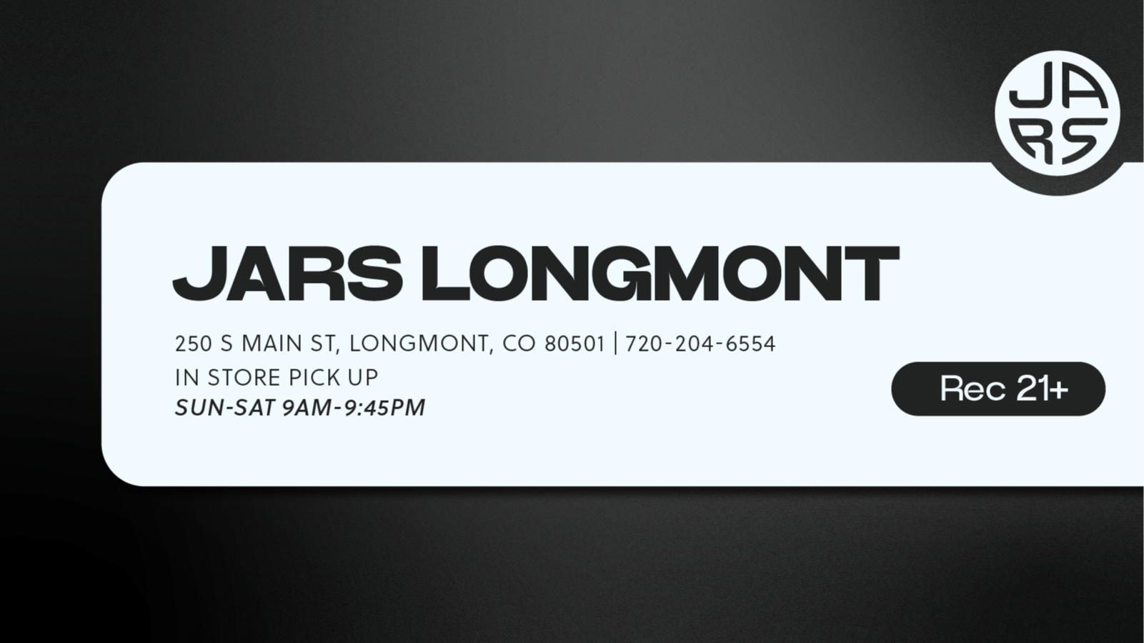 JARS Cannabis - Longmont