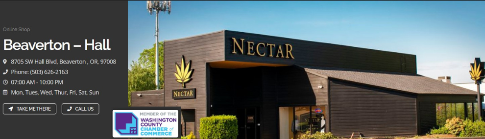 Nectar Beaverton Hall Dispensary Menu, Reviews & Photos