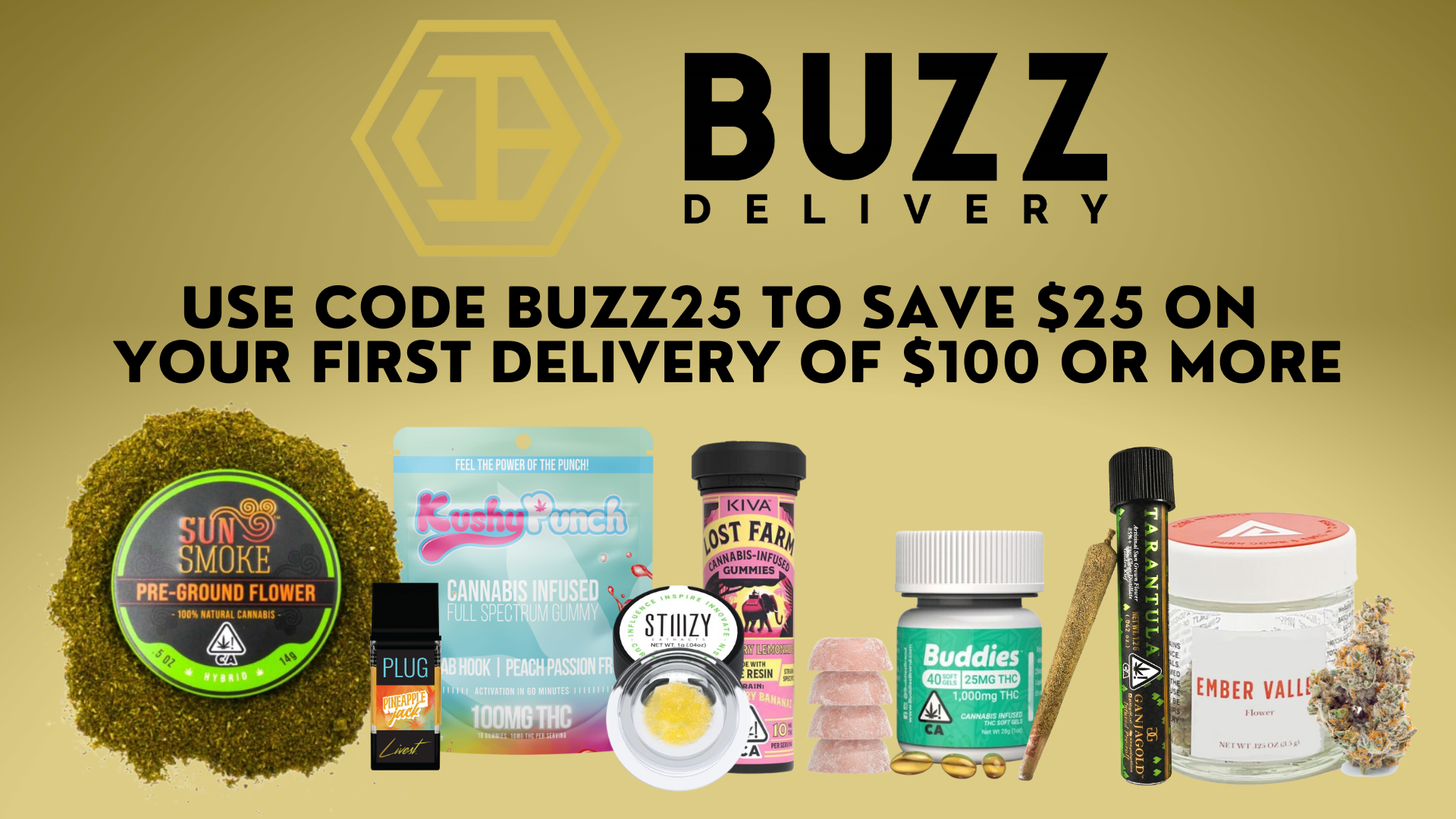 Buzz Delivery Dispensary Menu, Reviews & Photos