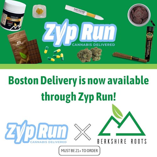 Berkshire Roots Boston Adult Use (Recreational) Dispensary Menu