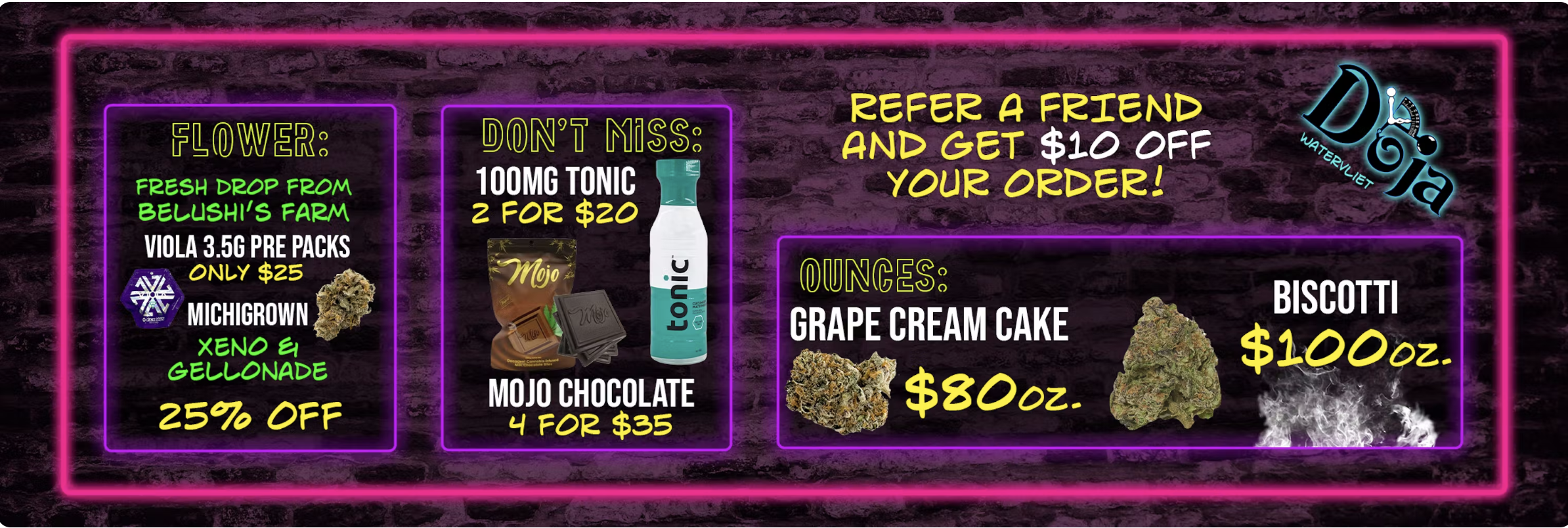 DOJA Watervliet (Recreational) Watervliet, MI Dispensary Leafly