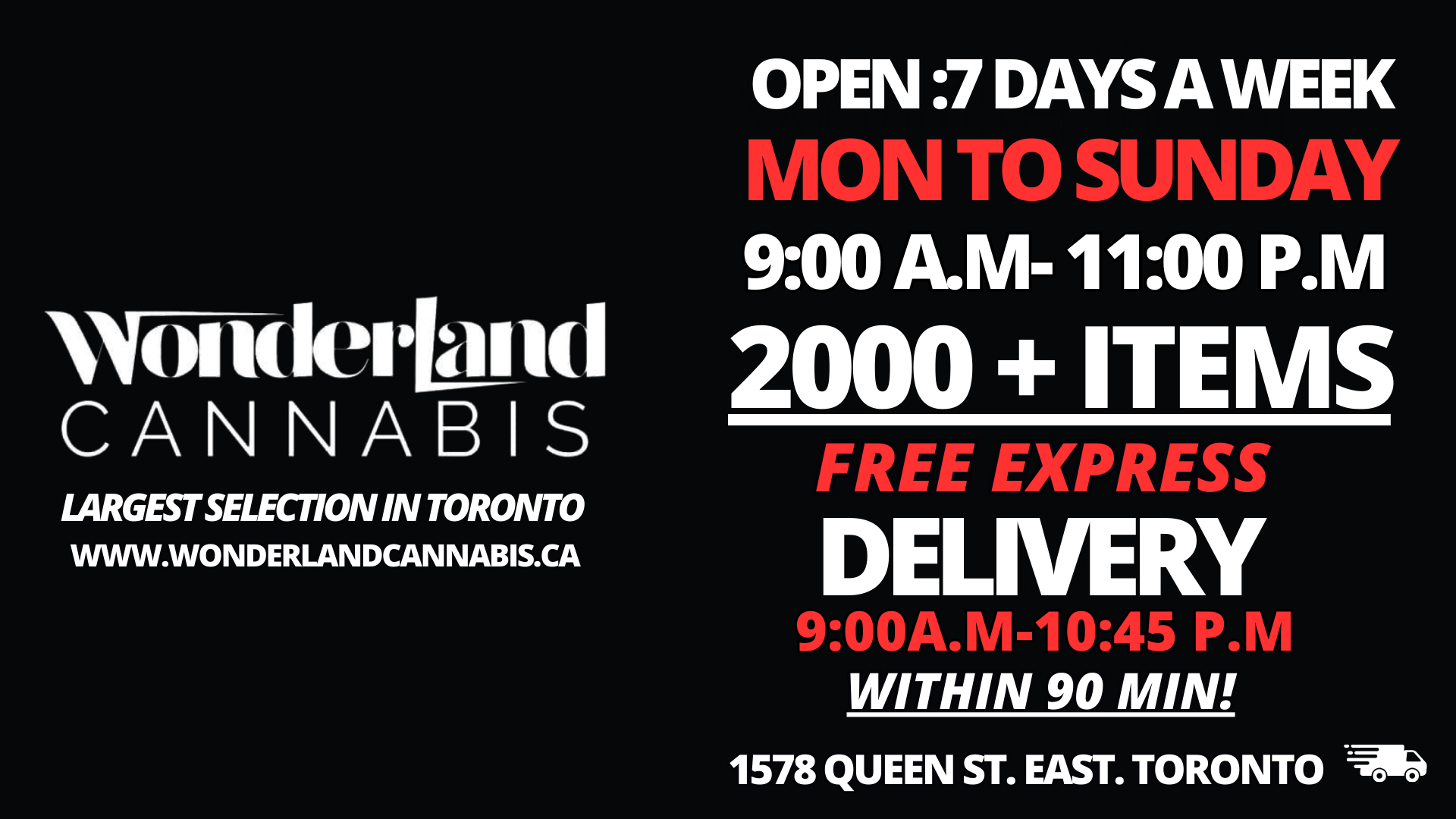 Wonderland Cannabis - The Beaches - Queen St E