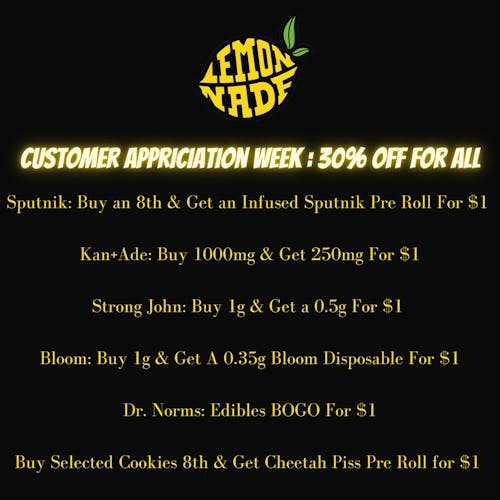 Lemonnade Lake Elsinore Dispensary Menu, Reviews & Photos