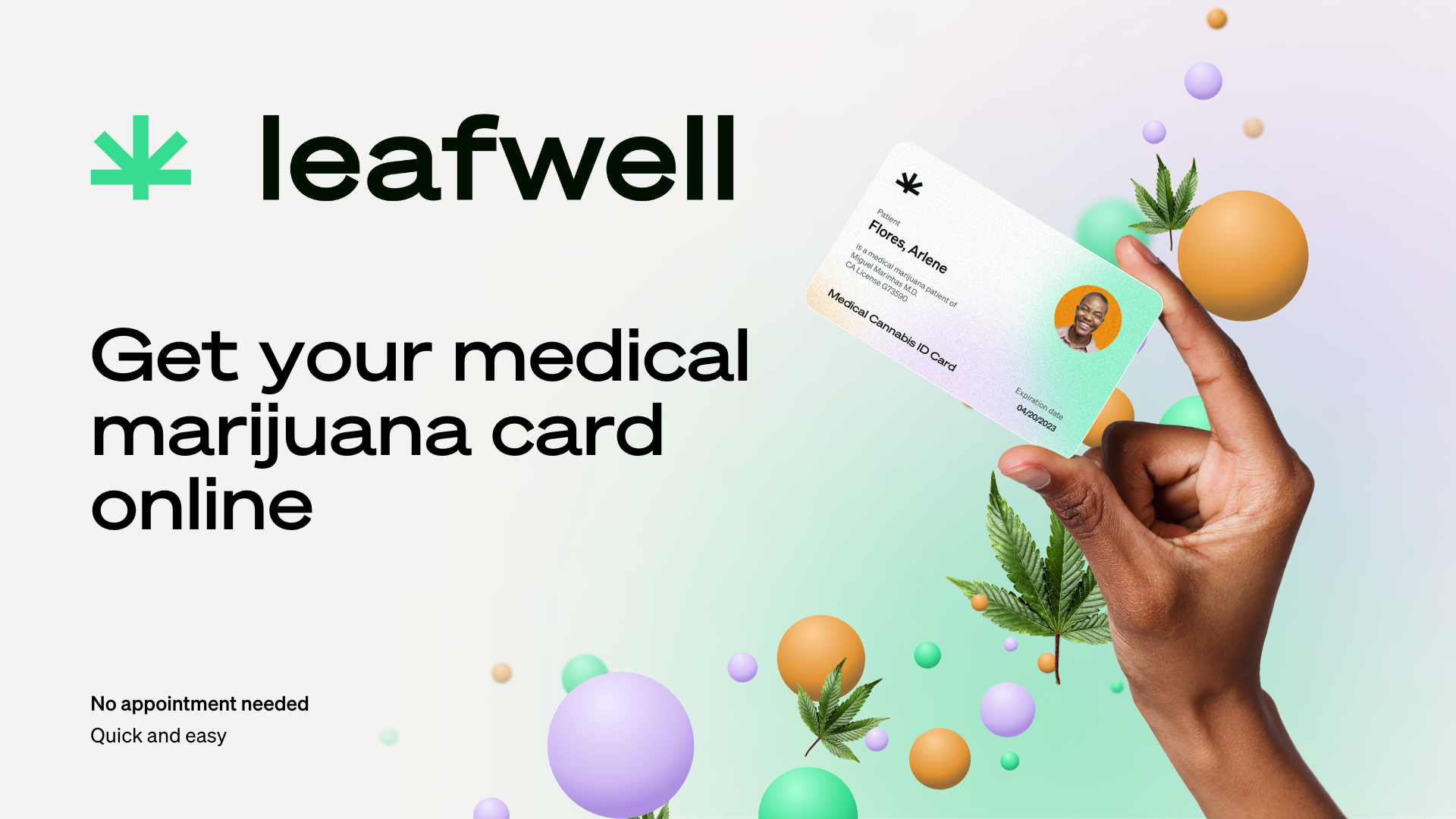Leafwell MD TELEMEDICINE Medical Marijuana Cards