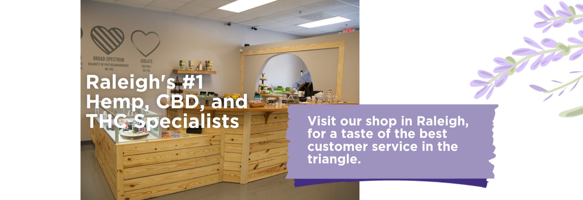 Modern Apotheca + The Burnt Pot Raleigh CBD store in Raleigh, NC