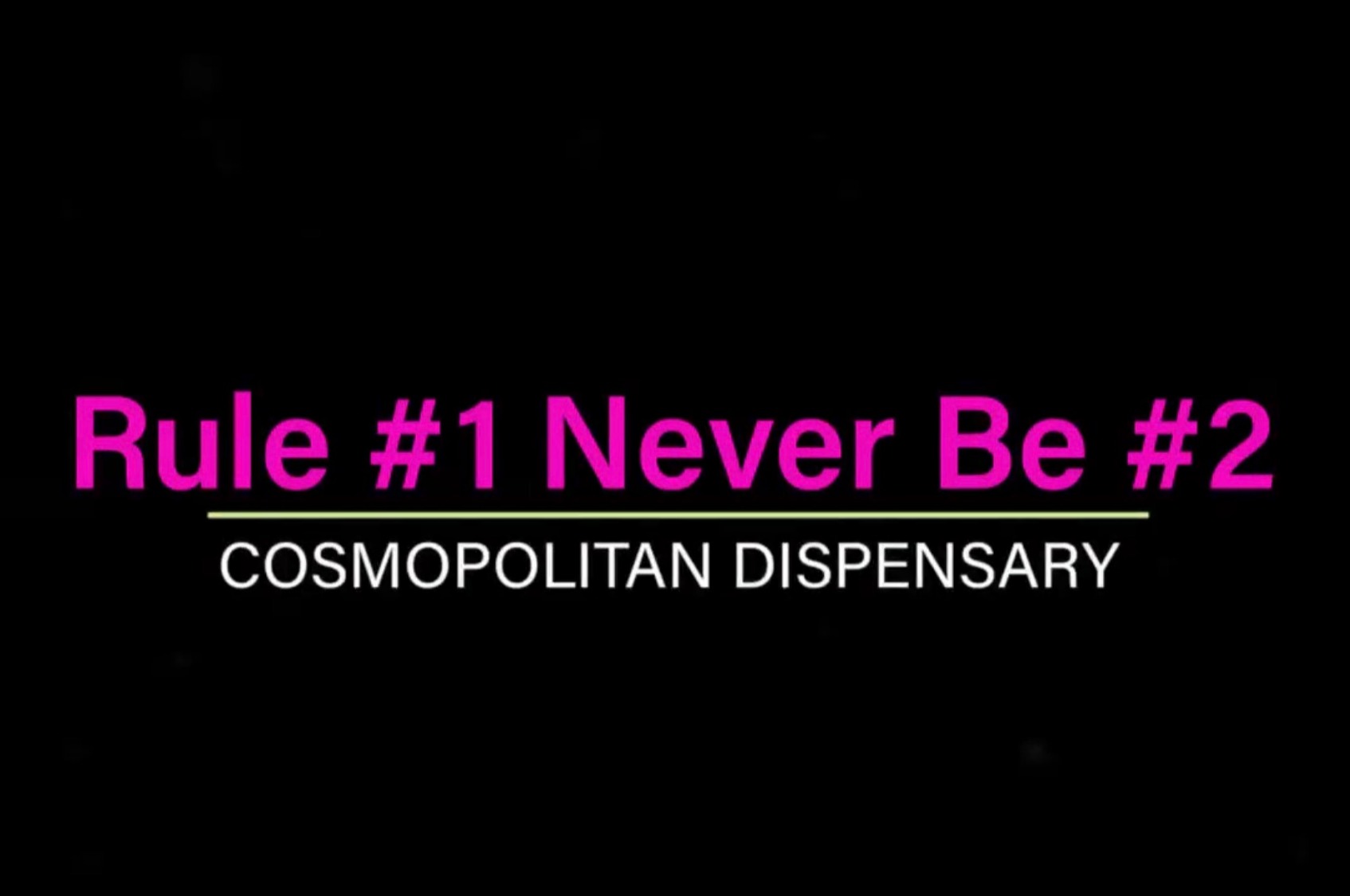 Cosmopolitan Dispensary Dispensary Menu, Reviews & Photos