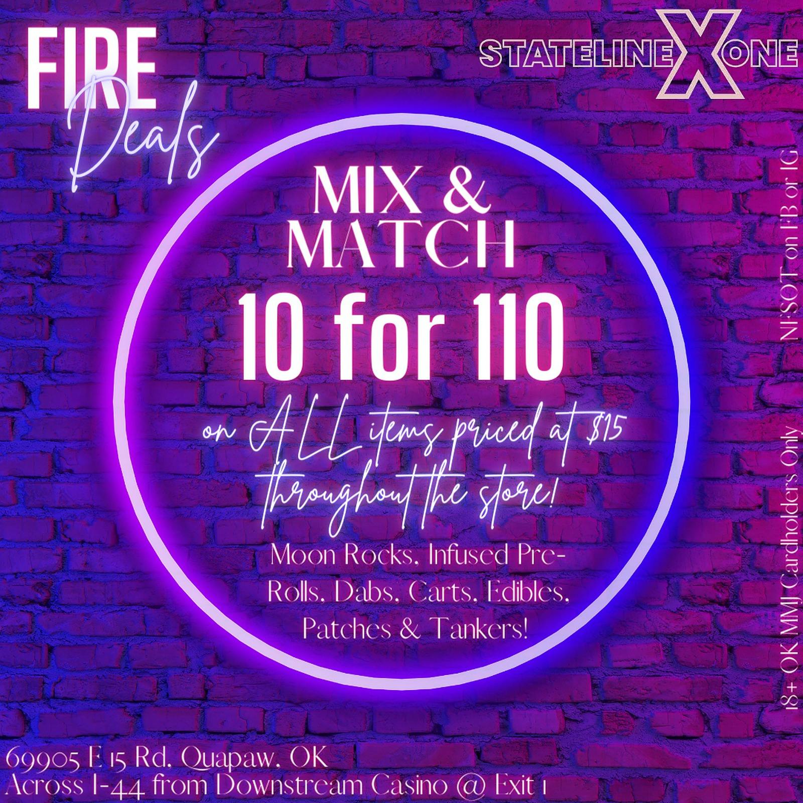 Stateline X One Quapaw, OK Dispensary Leafly