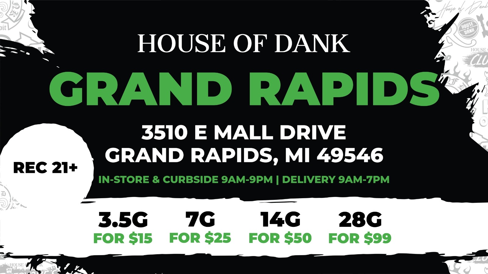 House of Dank Recreational Cannabis Grand Rapids Dispensary Menu, Reviews & Photos