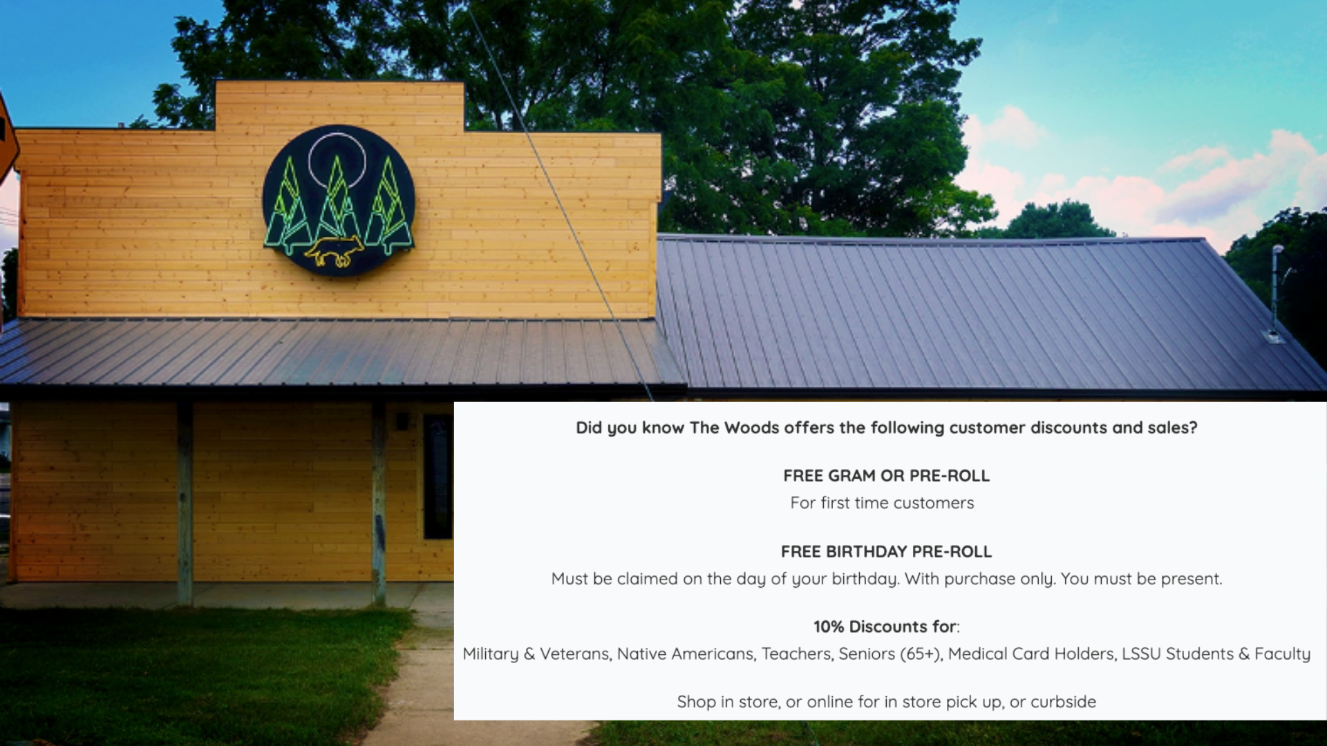 The Woods - Marcellus | Dispensary Menu, Reviews & Photos