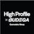 Logo for High Profile x Budega - Roslindale