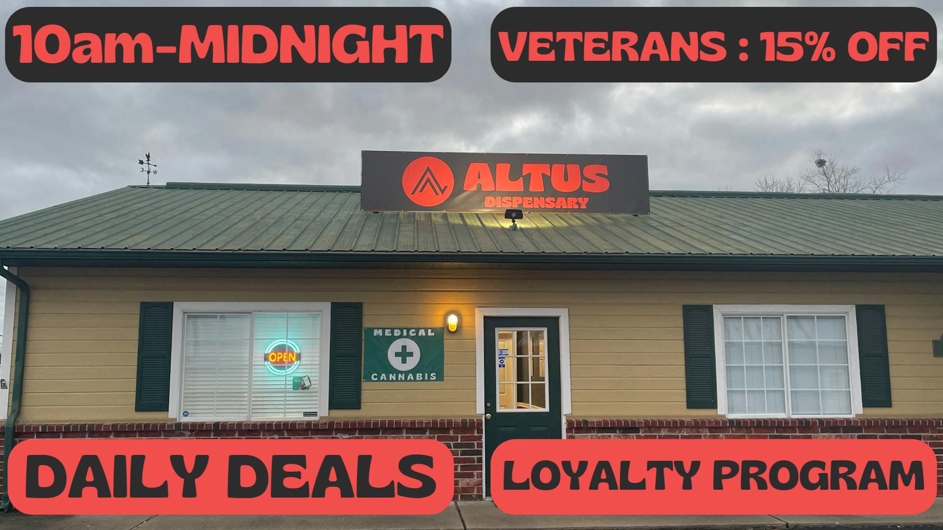 ALTUS Dispensary Tahlequah Tahlequah, OK Dispensary Leafly