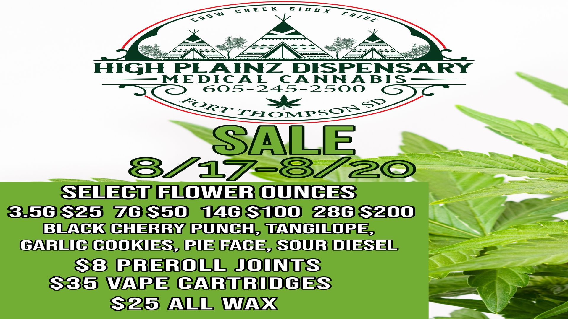 High Plainz Dispensary Fort Thompson, SD Dispensary Leafly